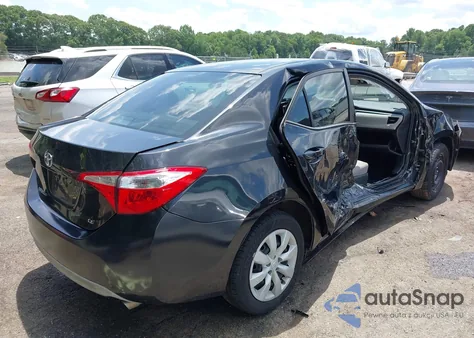 2016 Toyota Corolla Le from USA, damaged, VIN 2T1BURHE0GC731285